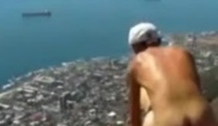 Amateur couple suck and fuck above Cape Town