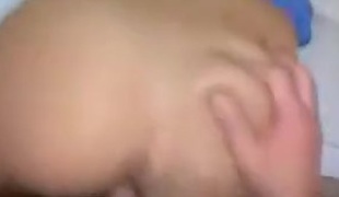 Glamorous teenager sip of sperm str8 from the dong