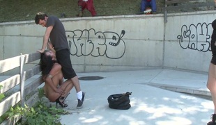 anal gros seins public