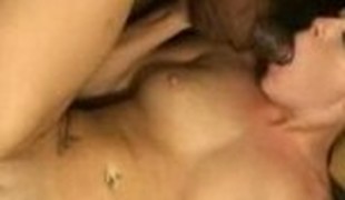 Avid pornstar Brittany Angel in exotic group sex, interracial porn video